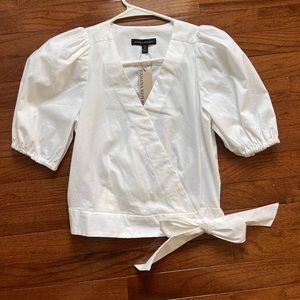 Banana Republic wrap blouse -XS